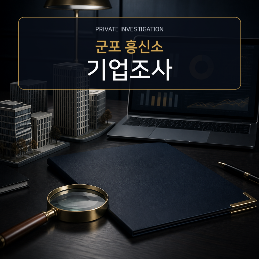 군포 기업·거래처 조사 전문 흥신소