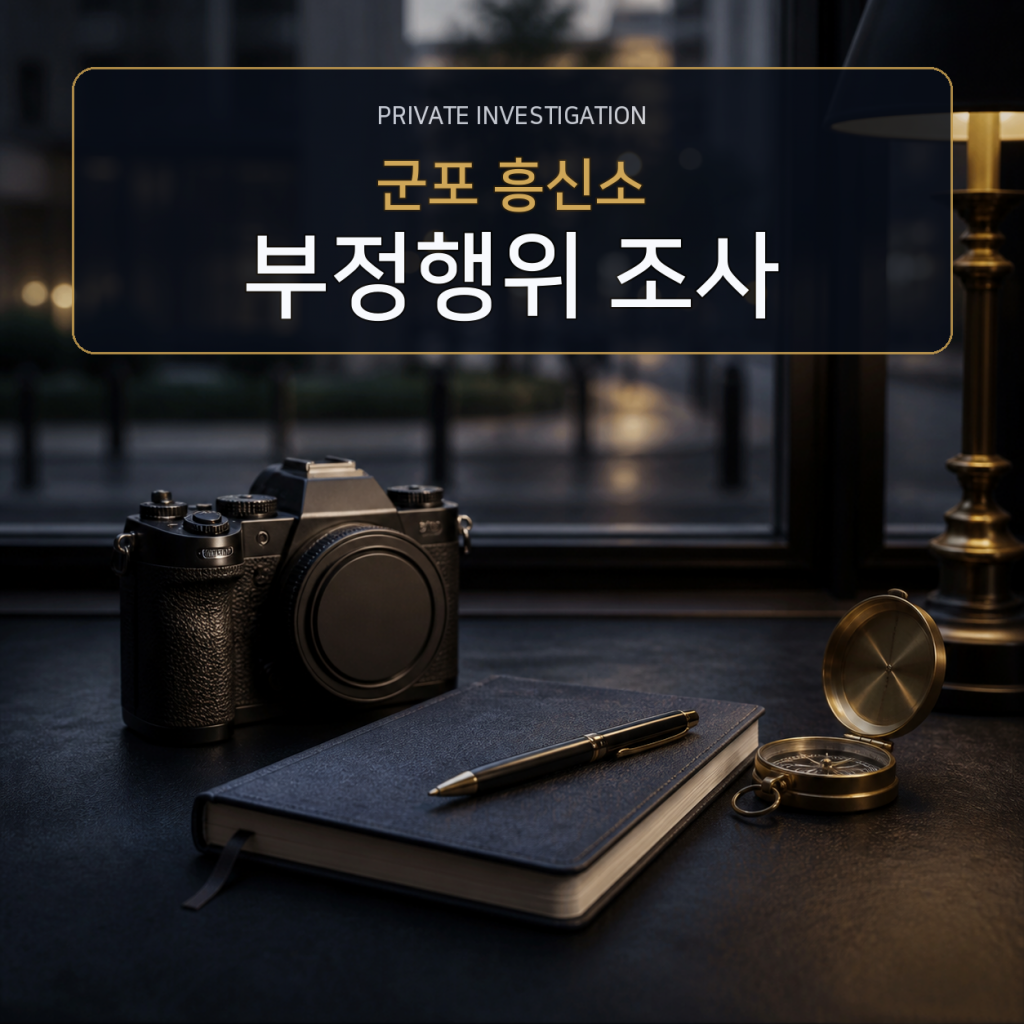 군포 부정행위 사실조사 전문 흥신소